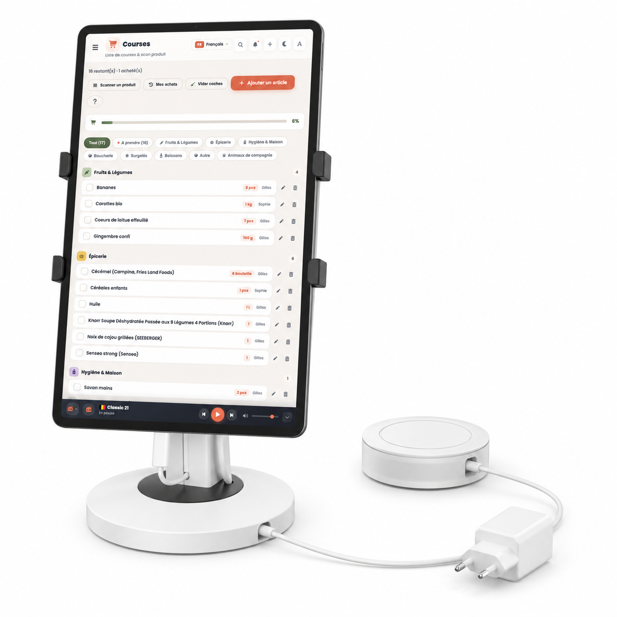 Ylio BYOD, l’option Famylio Touch avec votre propre tablette