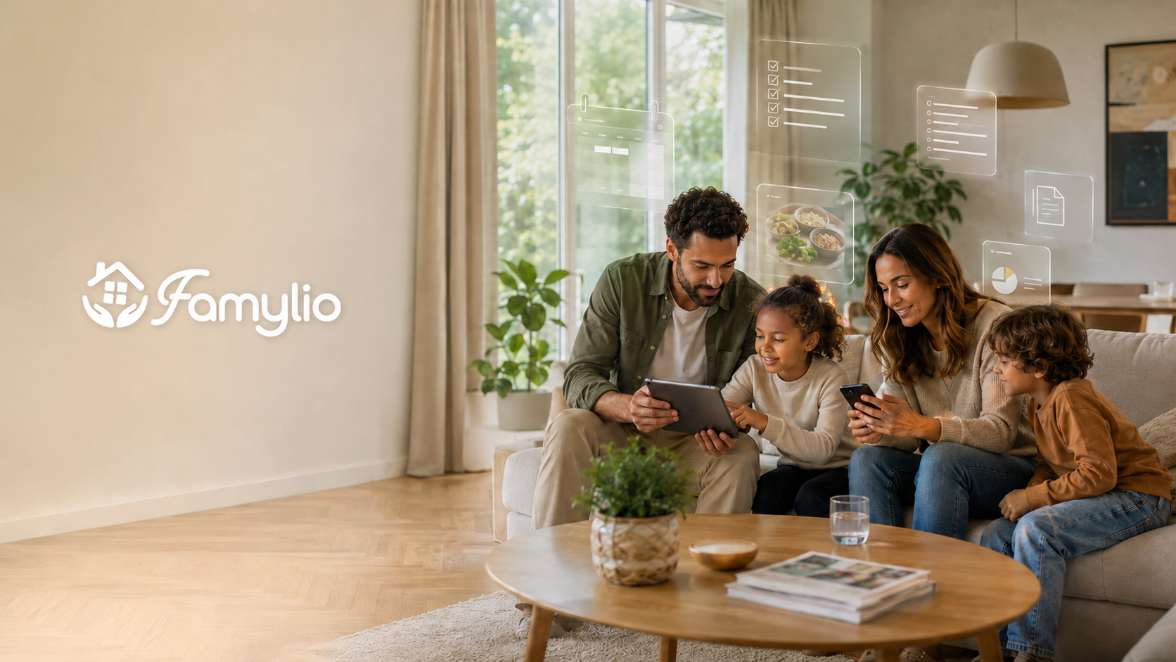 Famylio organise le foyer dans une ambiance familiale douce