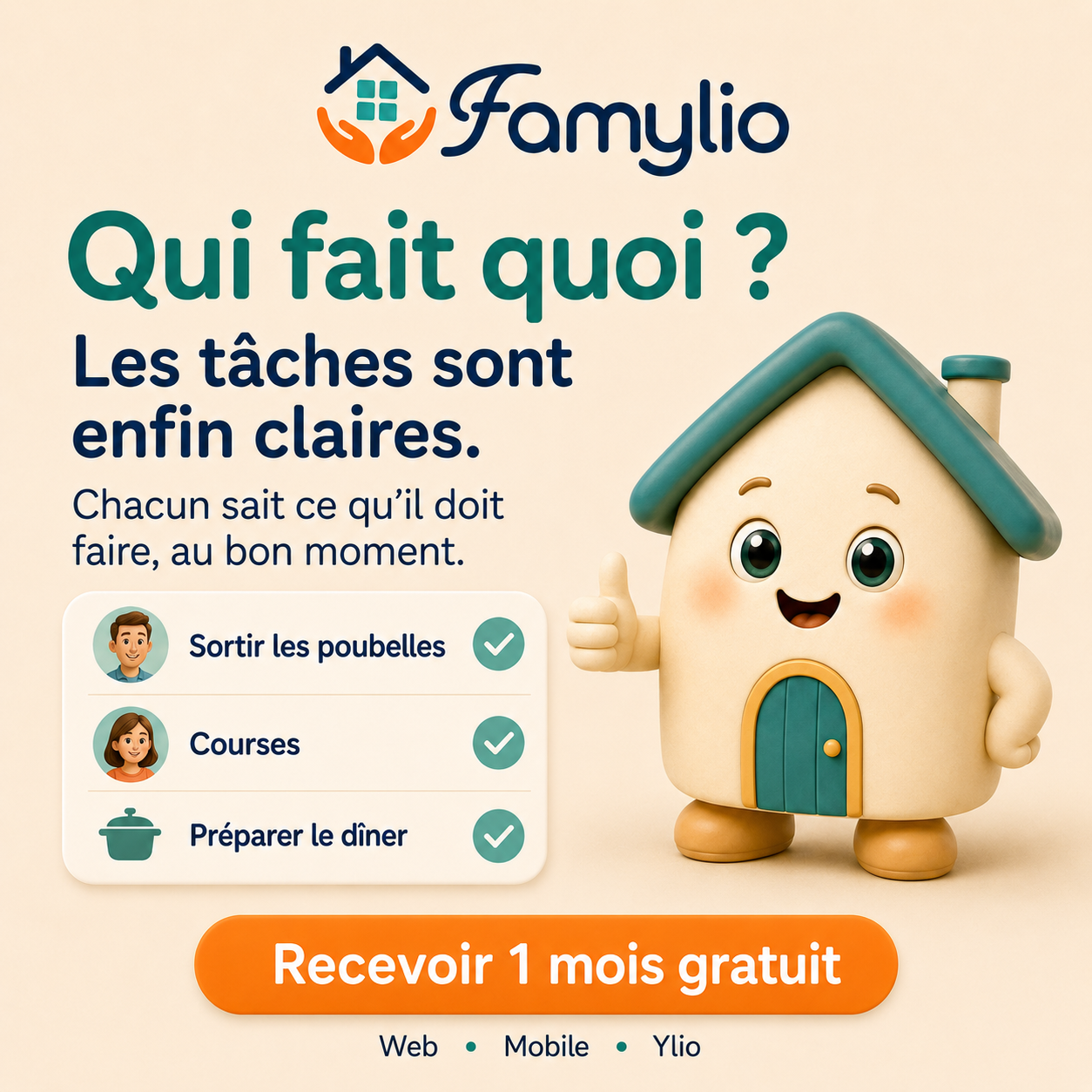 Notifications familiales, dans l’écosystème Famylio OS
